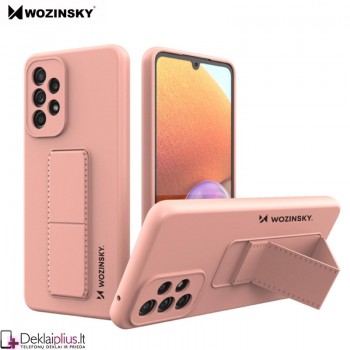 Wozinsky 4in1 švelnaus silikono dėklas - rausvas (telefonui Samsung A33 5G)